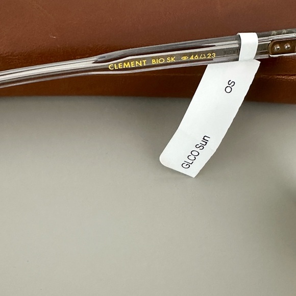 NWT Garrett Leight Clement Sun Bio Smoke/Bio Green Unisex Sunglasses - Picture 5 of 9